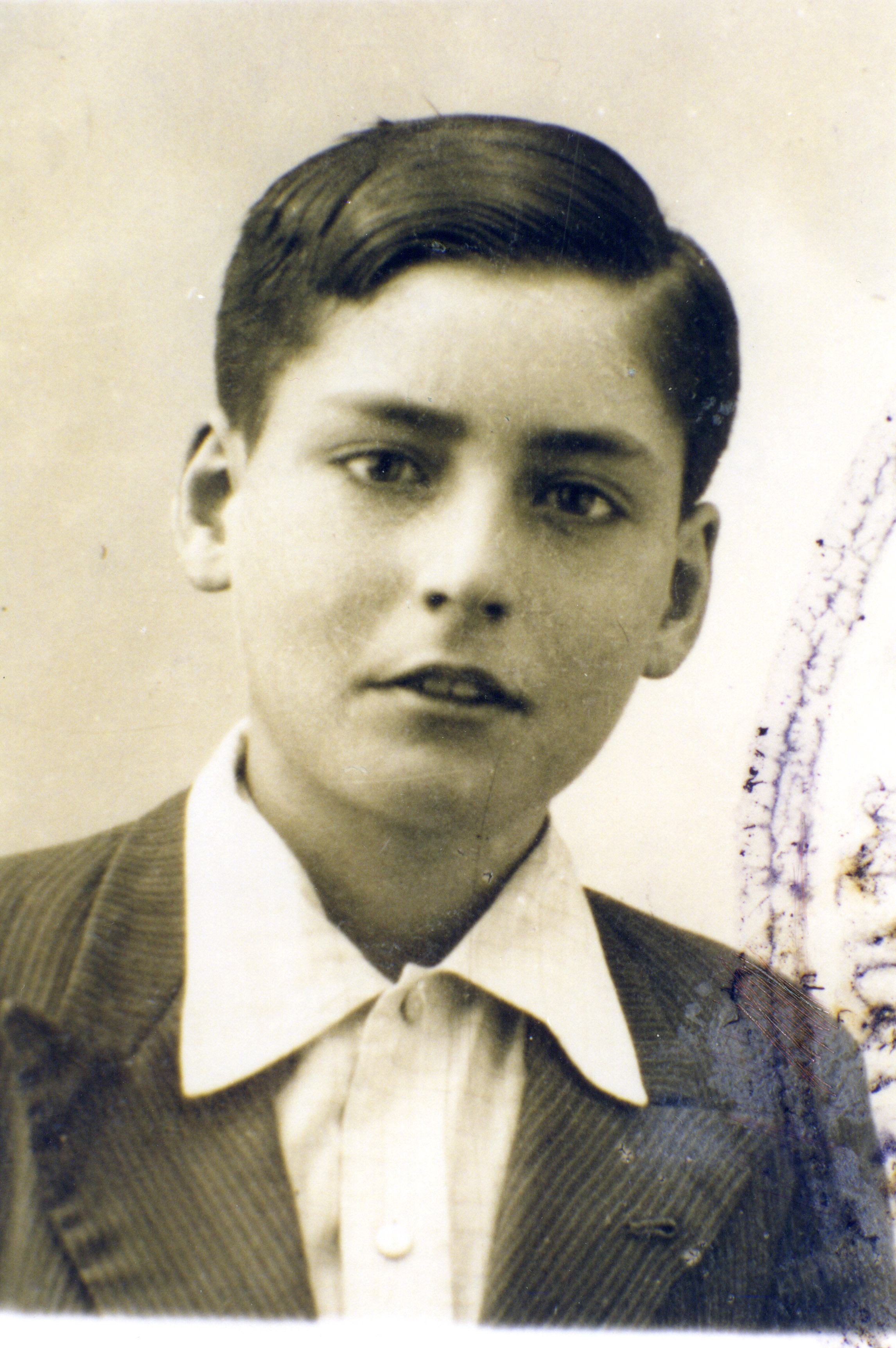 Manuel María aos 11 anos